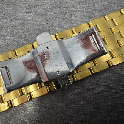 Citizen G820-T001688 Watch Band Gold Tone AR1002-56A Stiletto10