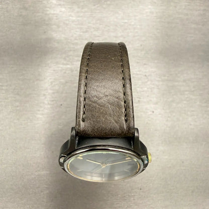 Seiko SQ Watch Men 33mm Gray Dial Two Tone Date Round 5H22-6109 New Battery4