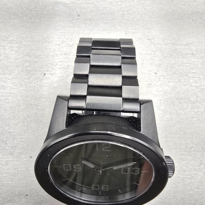 Nixon The Corporal Watch Men 48mm Black Dial Black Tone Round New Battery4