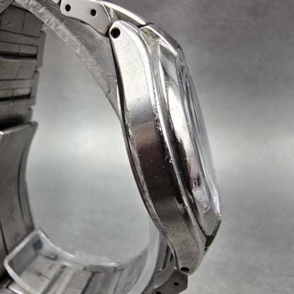 Citizen Eco-Drive Attesa Watch Men 39mm Black Dial Titanium Atomic Daydate PARTS4