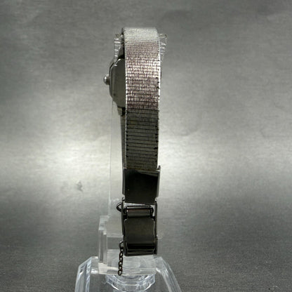 Citizen CQ Watch Women 18mm Silver Dial Silver Tone Octagon 4-102169 New Battery7