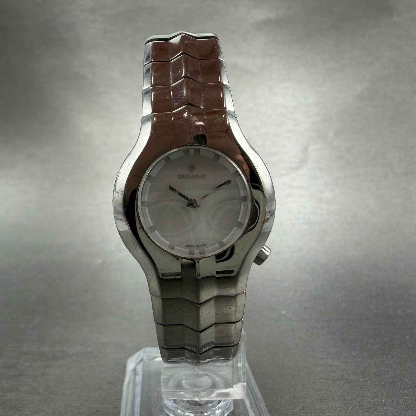 Tag Heuer Alter Ego Watch Women 25mm MOP Dial Steel Round WP1412 New Battery5