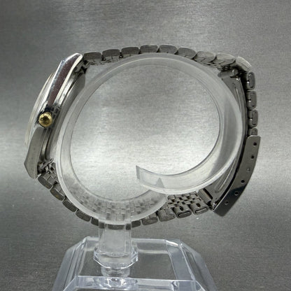 Seiko Pulsar Watch Men 34mm Champagne Dial Two Tone Daydate Y148800H NewBattery6