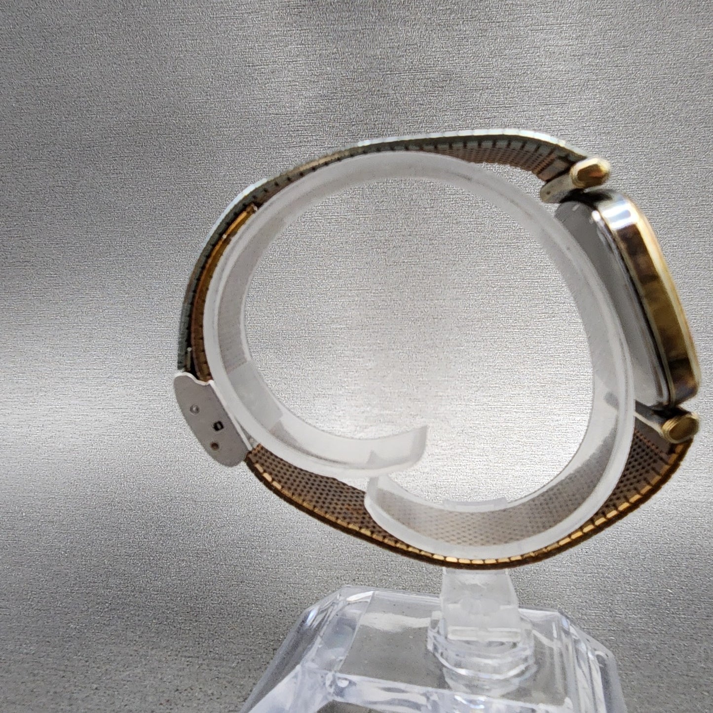 Seiko Dolce Watch Men 32mm Gold Dial Gold Plated Rectangle 59315400 New Battery8