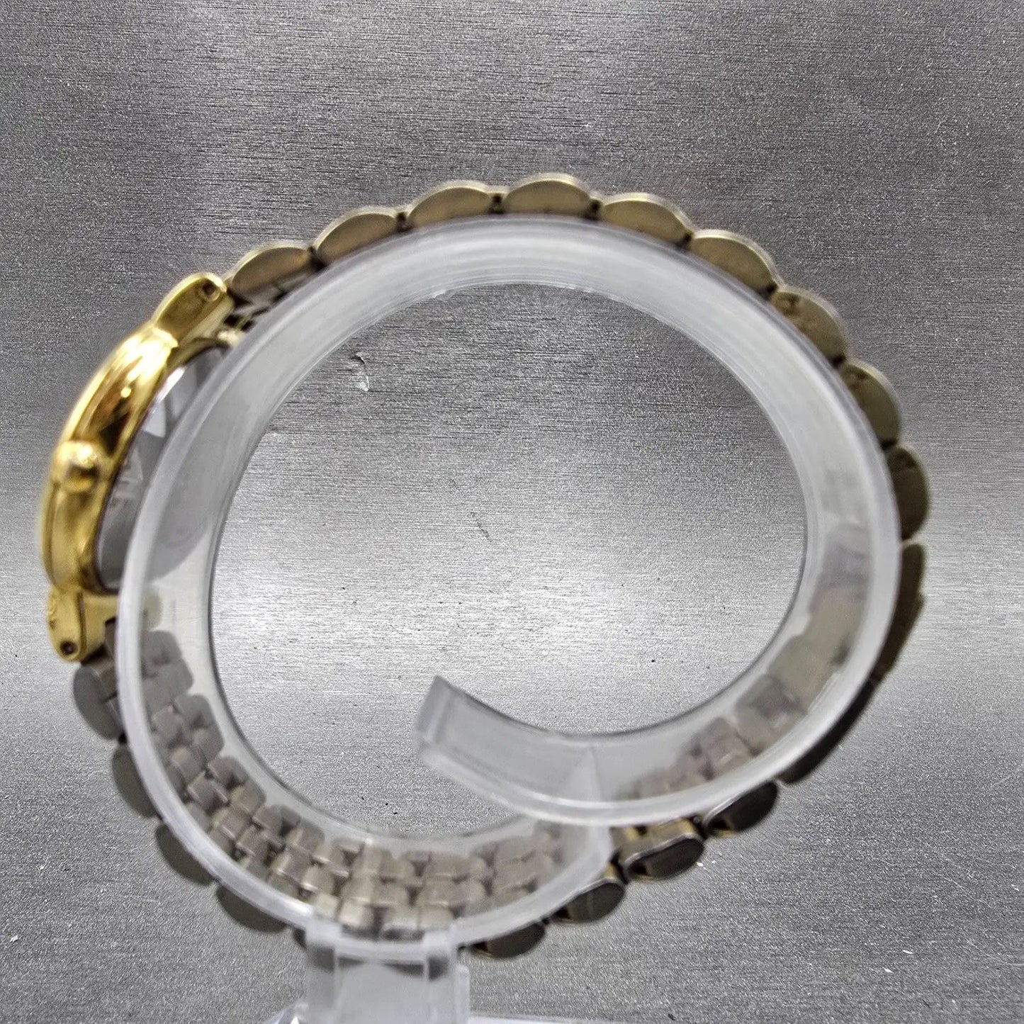 Tissot Watch Women 24mm Champagne Dial Gold Tone Round T953 New Battery Swiss5