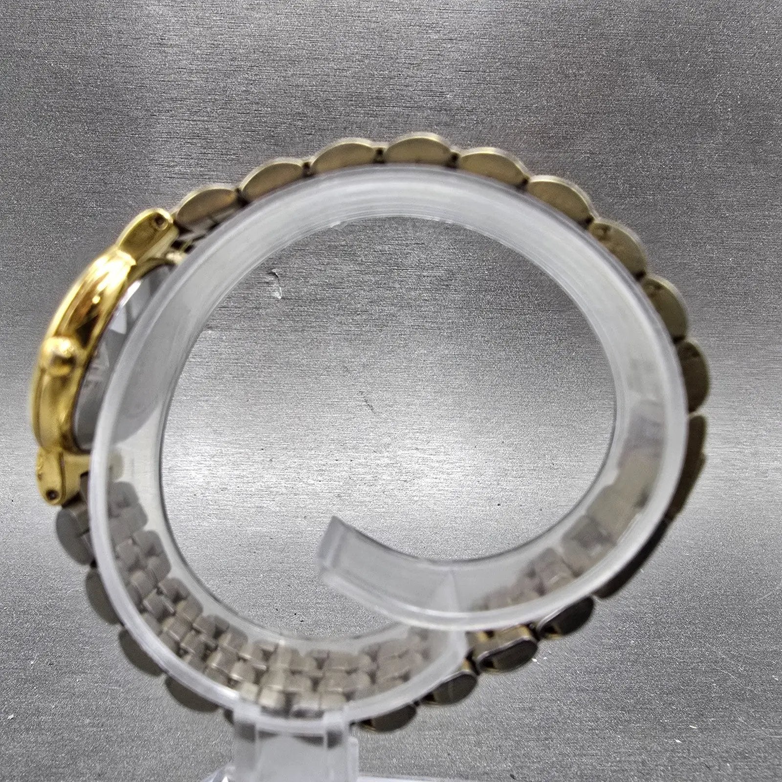 Tissot Watch Women 24mm Champagne Dial Gold Tone Round T953 New Battery Swiss5