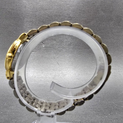 Tissot Watch Women 24mm Champagne Dial Gold Tone Round T953 New Battery Swiss5