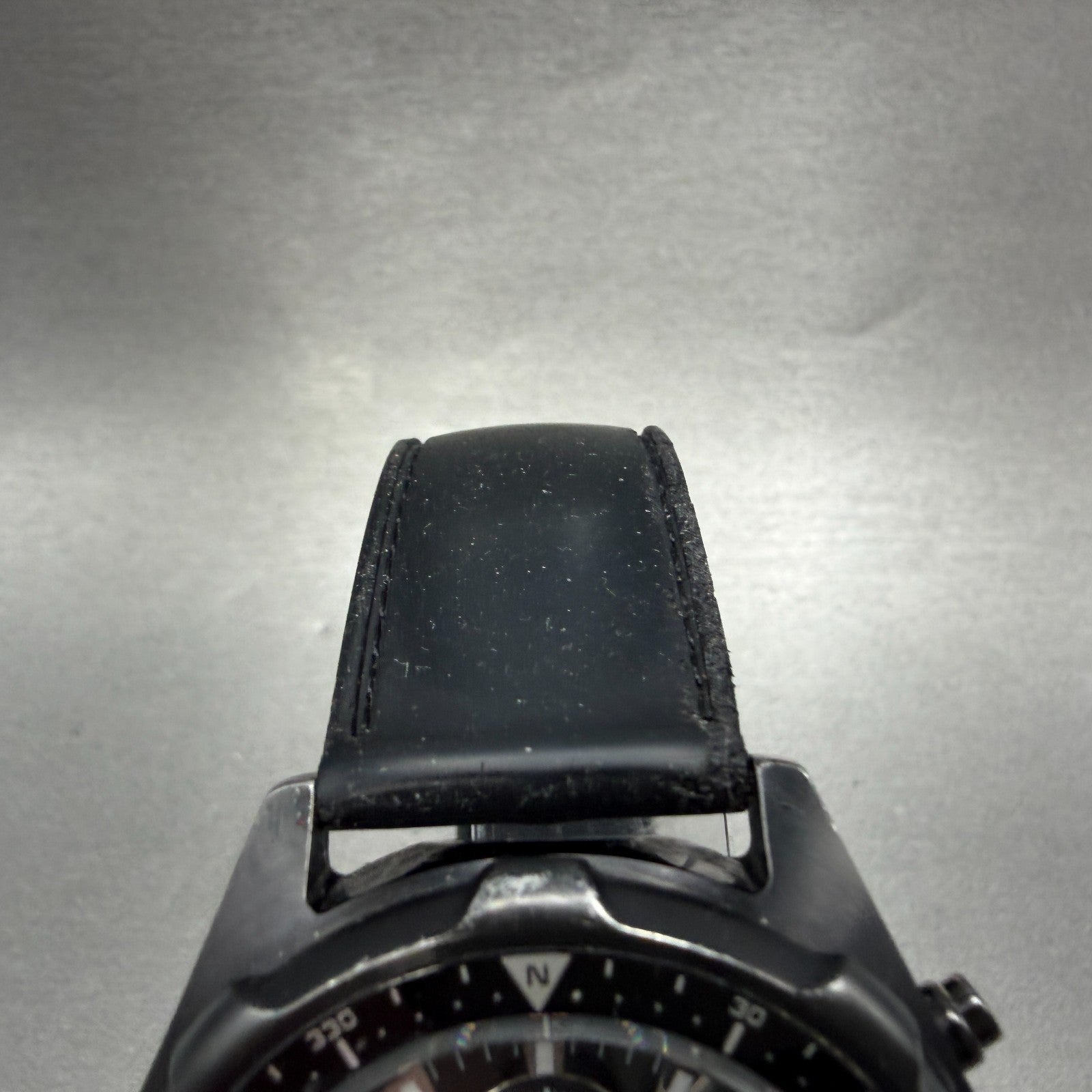 Casio Chronograph Watch Men 45mm Black Dial Black Tone Date AMW-330 New Battery4