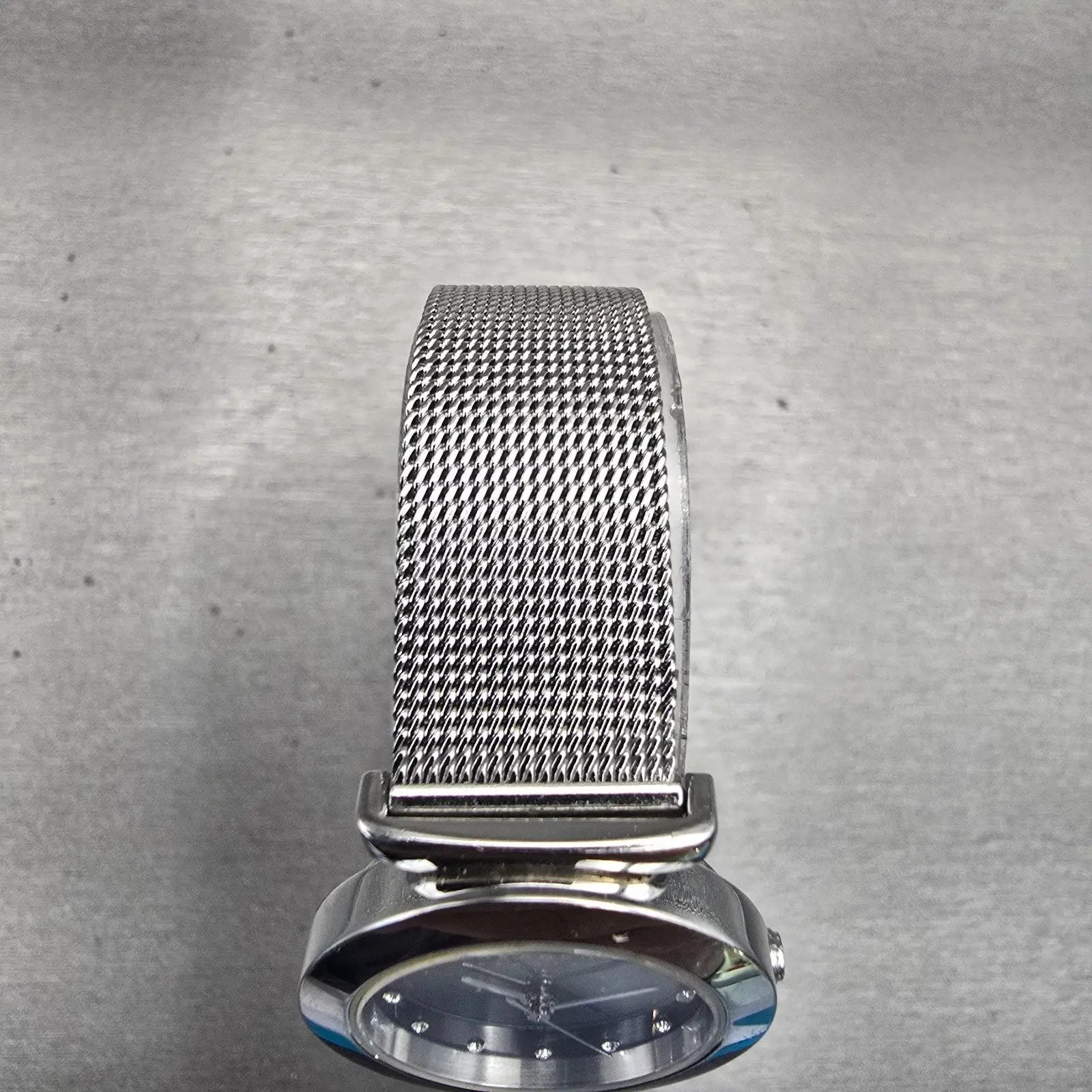 Skagen Denmark Watch Women 26mm Black Dial Silver Tone Round 107SSSBD New Batt G4