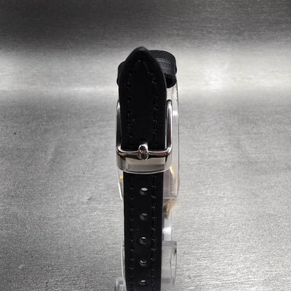 Seiko Moon Phase Watch Women 24mm White Dial Gold Round 4K22-0049 New Battery JP7