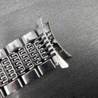Seiko Lord Maitic Beads Of Rice Bracelet 18mm Stainless Steel XGB062 VTG JDM14