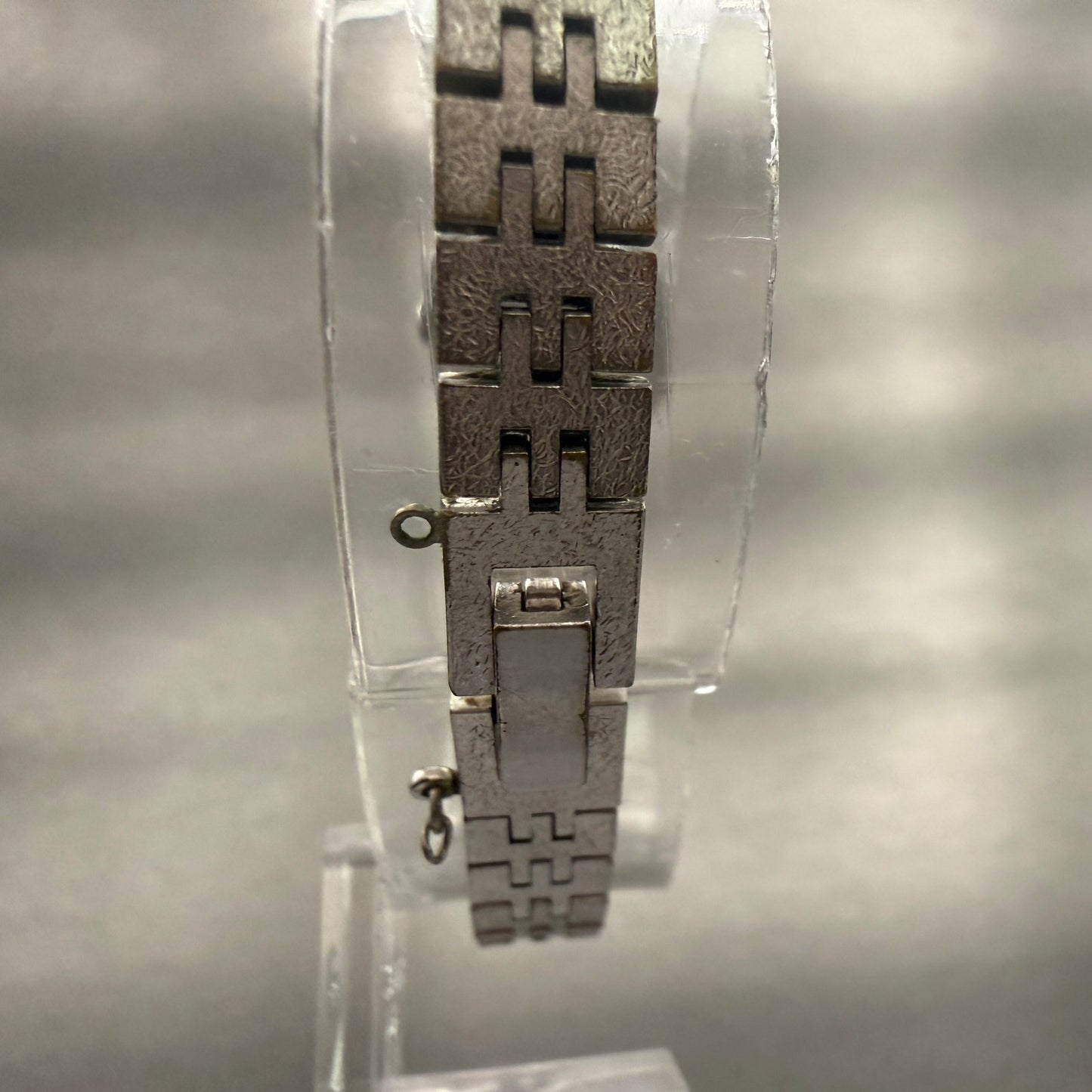 Seiko Watch Women 17mm Silver Dial Silver Tone Rectangle 5420-5079 New Battery7