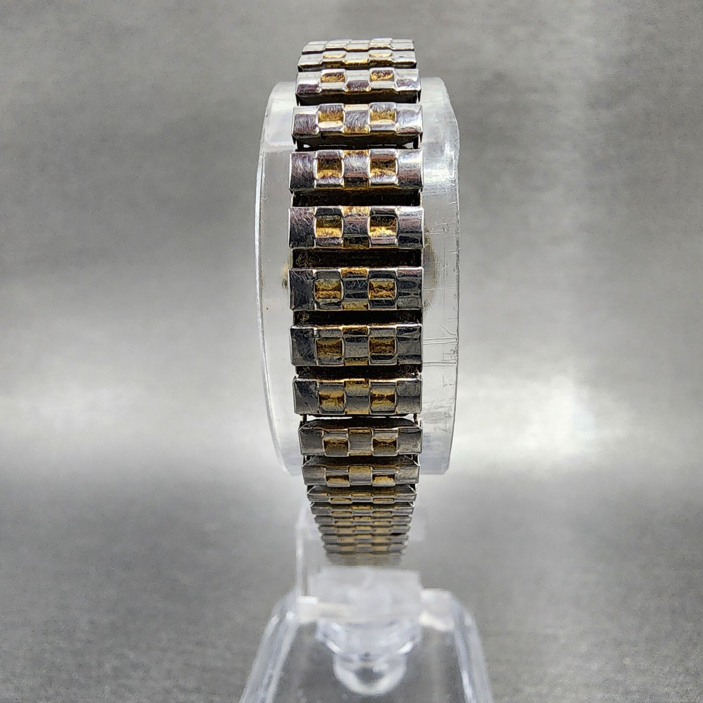 VTG Seiko Watch Women 26mm Cream Dial Gold Tone Daydate Round 26230100 New Batt7