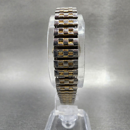 VTG Seiko Watch Women 26mm Cream Dial Gold Tone Daydate Round 26230100 New Batt7