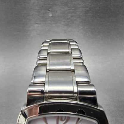 Belair Grindelwald watch Men 34mm White Dial Steel Date Rectangle New battery4