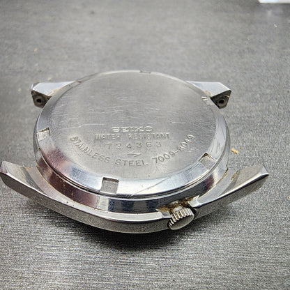 Seiko Automatic Watch Men 38mm Silver Dial Silver Tone Daydate 70098049 PARTS9