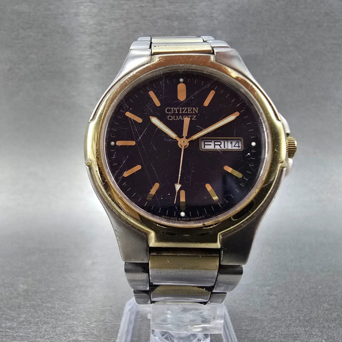 Citizen Watch Men 36mm Blue Dial Two Tone Daydate Round 2500-S99329 PARTS6