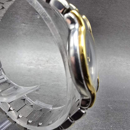 Movado Museum Watch Women 26mm Black Dial Two Tone Round 81.A1.841 New BatteryA3