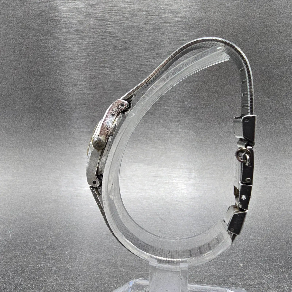 Citizen CQ Watch Women 16mm Silver Dial Silver Square 3220-891481  New Battery6
