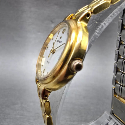 Movado Palio Watch Women 24mm White Dial Gold Tone Date 81.94.821H New Battery4