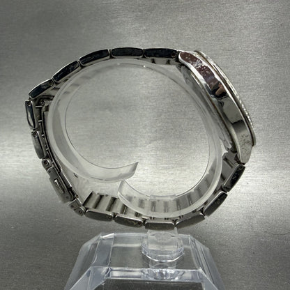 Michael Kors Kerry Watch Women 37mm MOP Dial Silver Tone Crystal Accent New Batt8