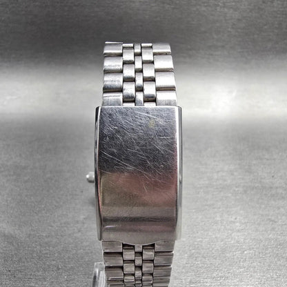 Seiko Spirit Watch Men 34mm Black Dial Silver Tone Daydate 7N48-7A10 New Battery7