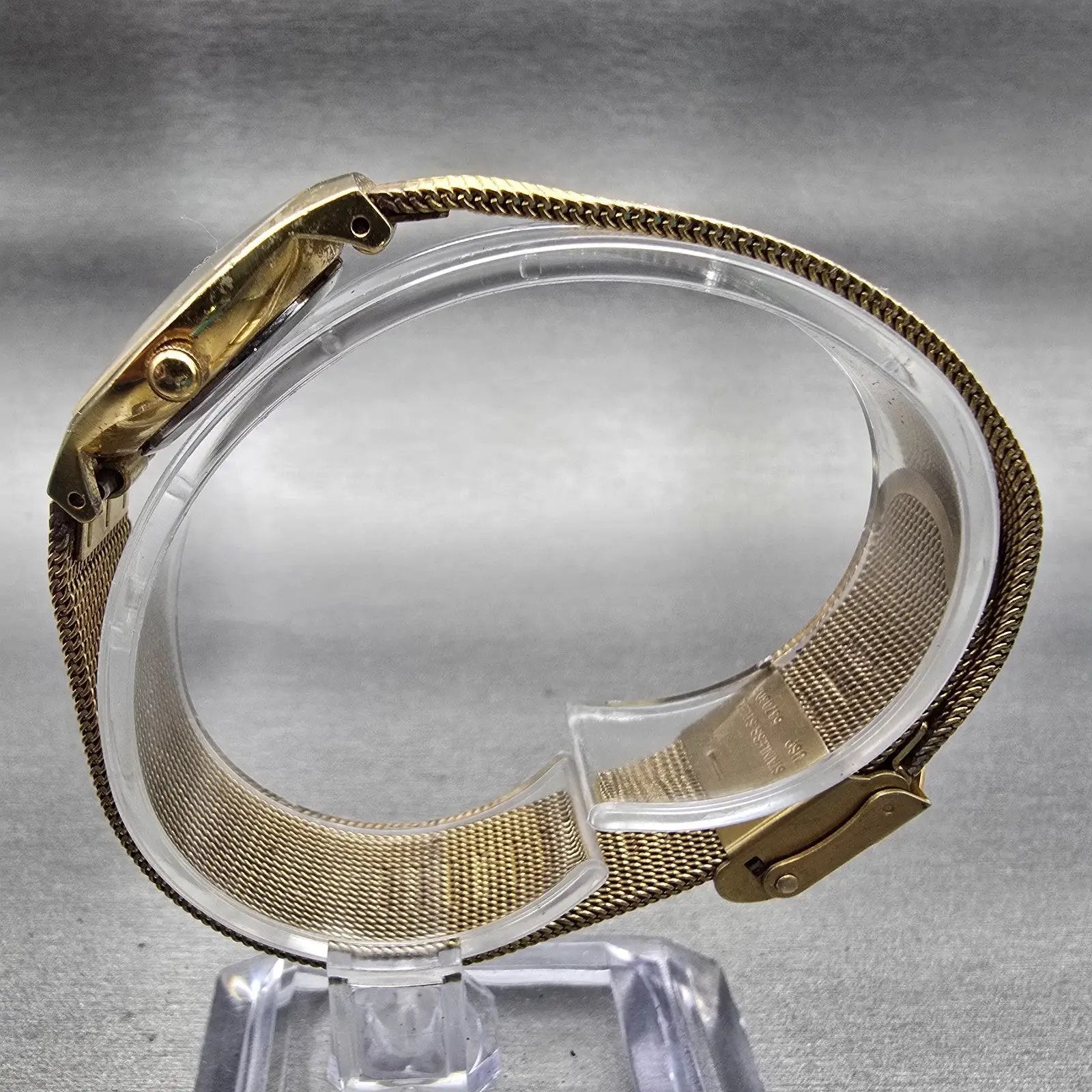 Skagen Denmark Watch Women 24mm MOP Dial Gold Tone Round 233XSGG New Battery6