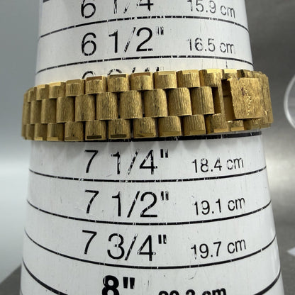 Longines Tank Watch Women 17mm Gold Dial Gold Tone Rectangle New Battery ABCD10