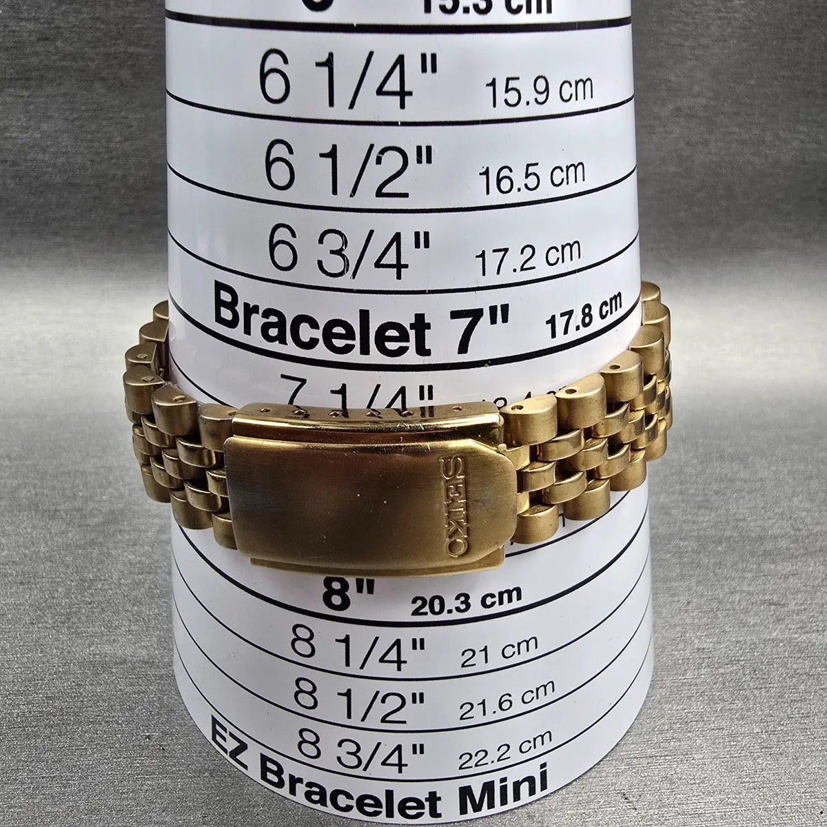 Seiko President Watch Men 35mm Gold Dial Gold  Daydate 7N43-8111 New Battery JP29