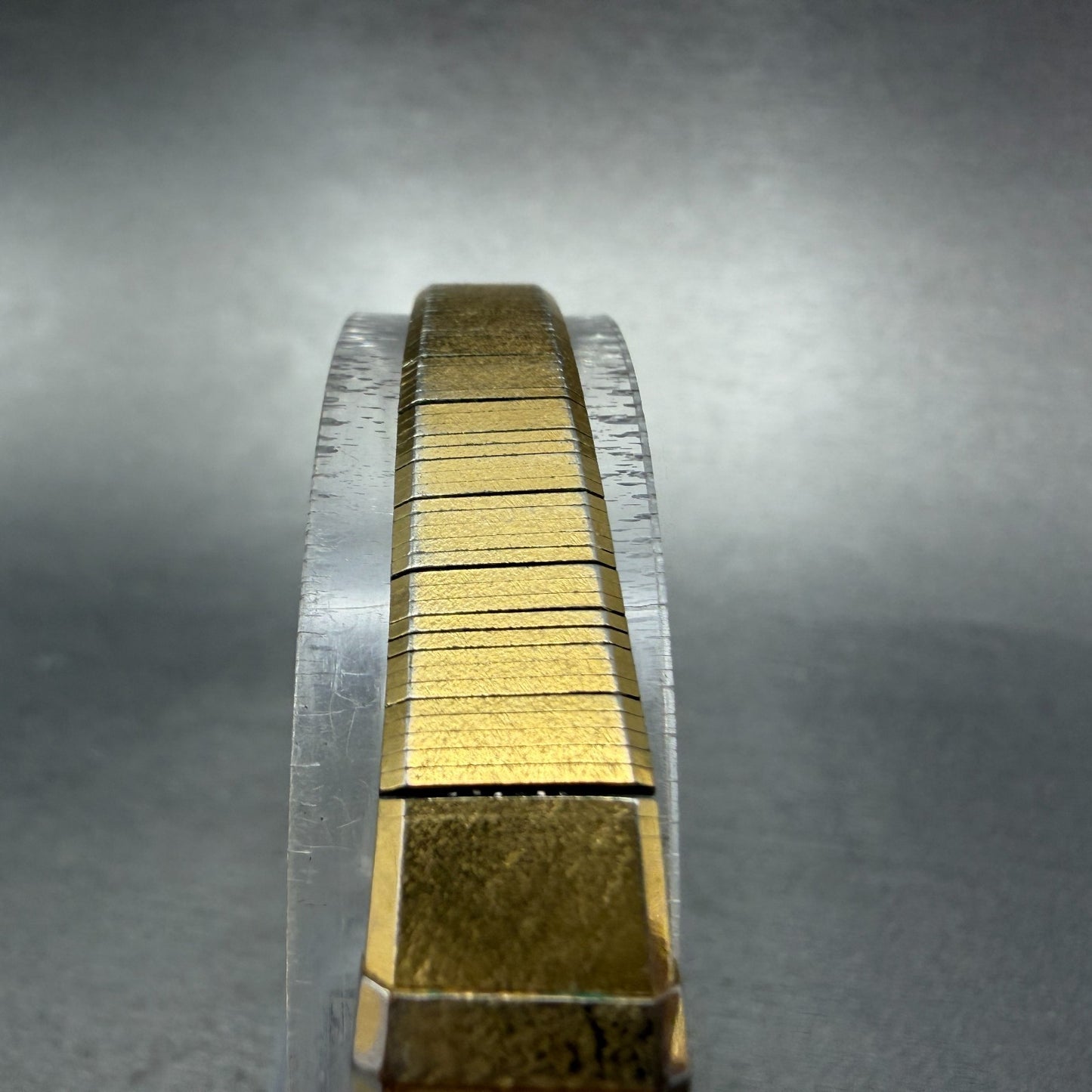 Seiko Tank Watch Women 12mm Champagne Dial Gold Tone 2e20-6259 New Battery JKBK84