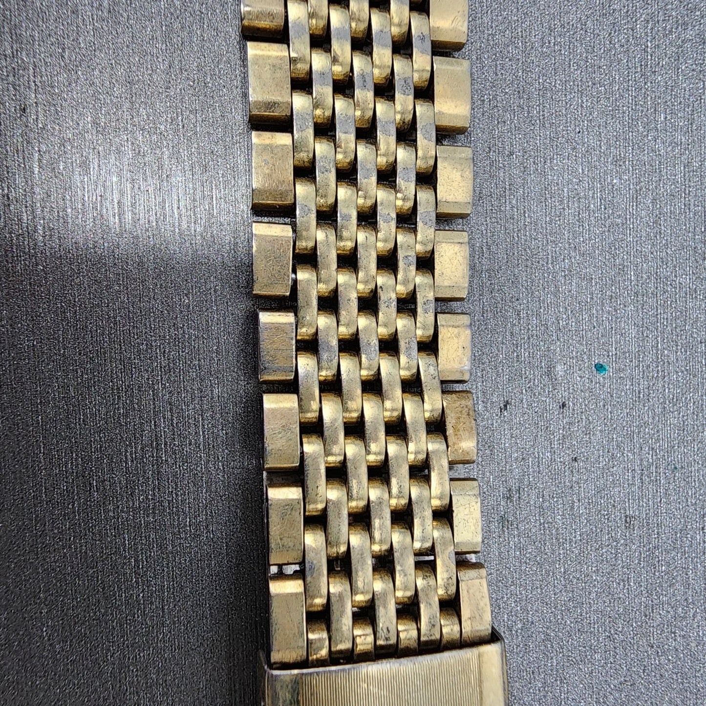 Omega Bracelet 18mm Beads Of Rice 14k Gold Filled No.12 570 End links VTG3