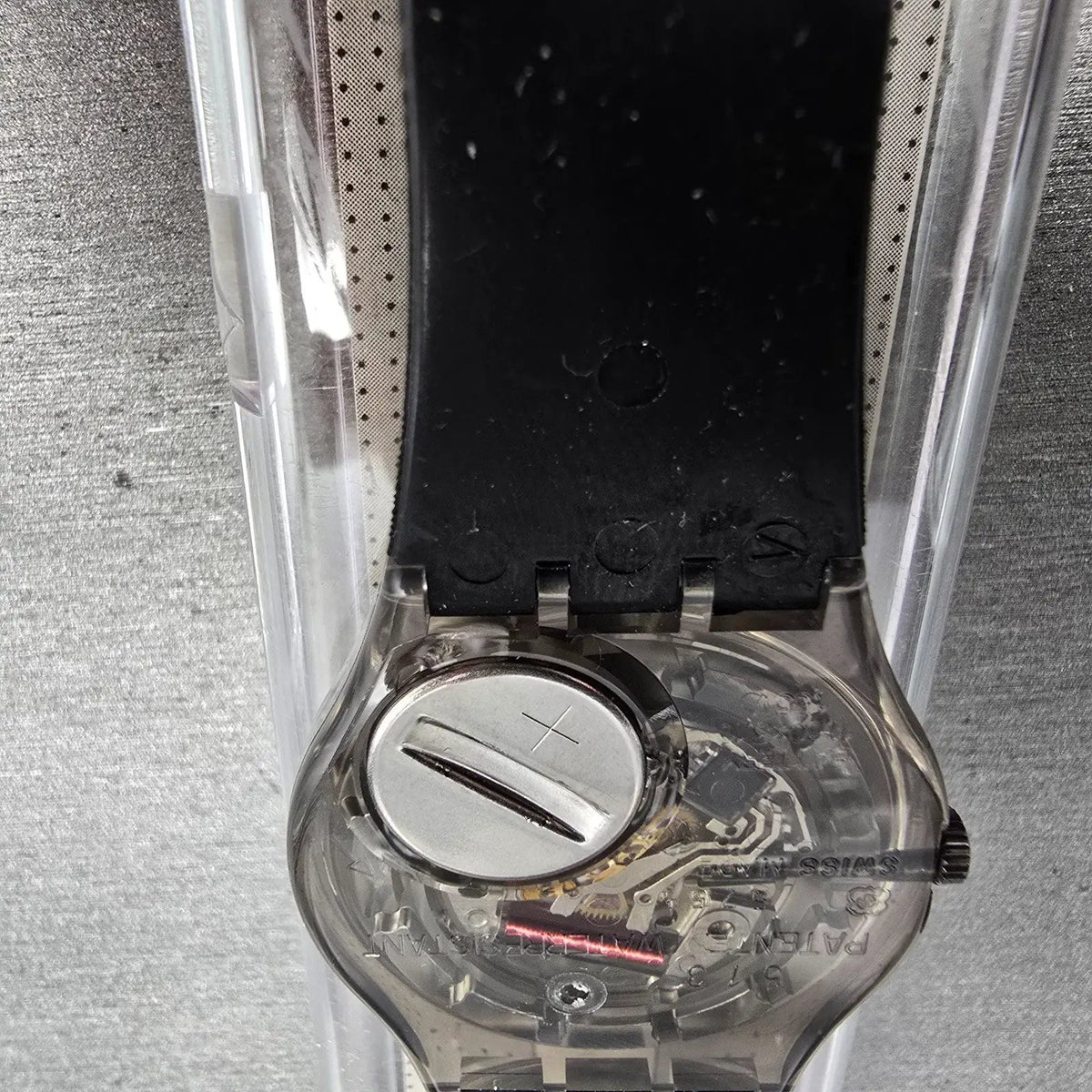 Swatch Lolita Watch Men 33mm Black Dial Black Tone Round GM128 New Battery NOS13