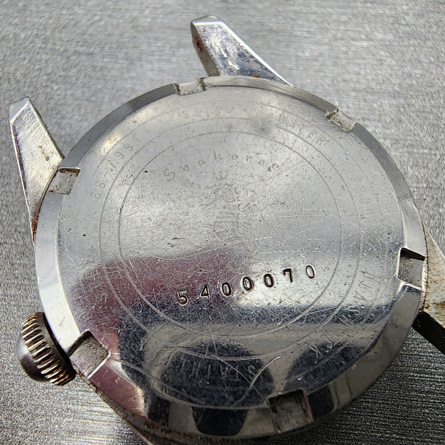 VTG Seiko Seahorse Watch Women 31mm White Dial Steel Round Manual Wind Runs6