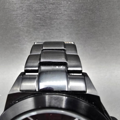 Oceanaut Armada Watch Men 49mm Black Dial Black Red Round OC7312 New Battery4