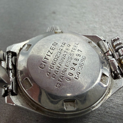 Citizen Cosmo Star V2 Watch Women 26mm Silver Dial Silver Tone Daydate PARTS VTG10