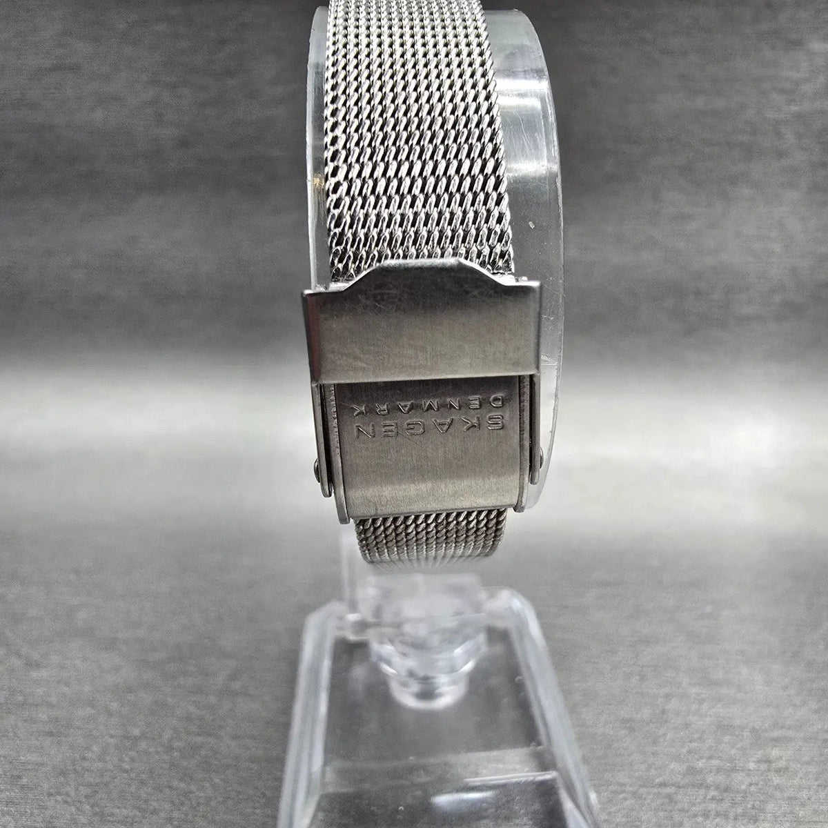Skagen Watch Women 19mm Silver Dial Two Tone Round 502XSGS New Battery L7