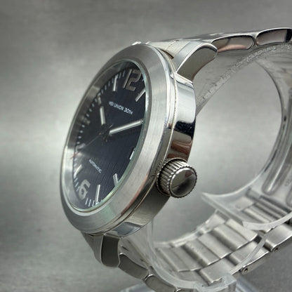 Seiko MSI Union 30TH Watch Men 36mm Blue Dial Steel Date Round 7S26A Runs2