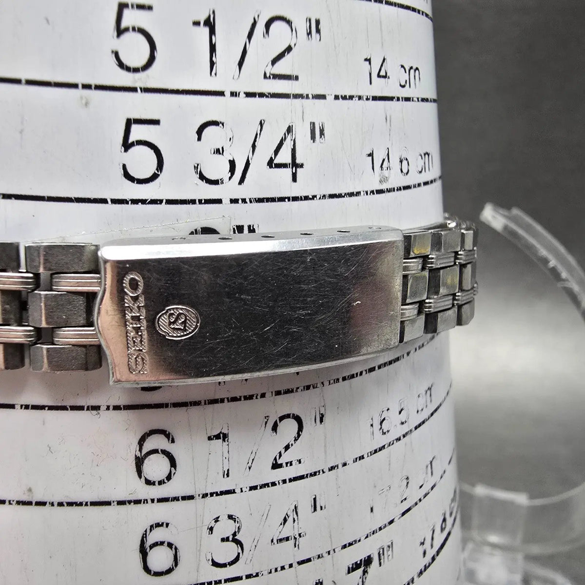 Seiko Automatic Watch Women 22mm White Dial Steel Date 2205-0040 PARTS VTG11