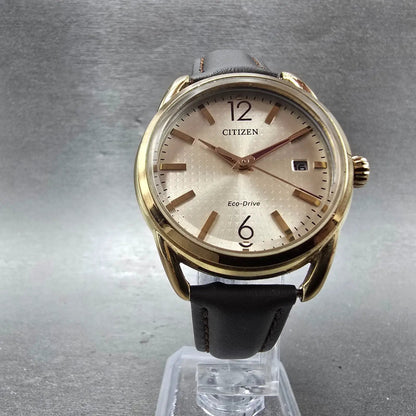 Citizen Eco-Drive Watch Women 36mm Champagne Dial Gold Tone J810-S108667 Runs5