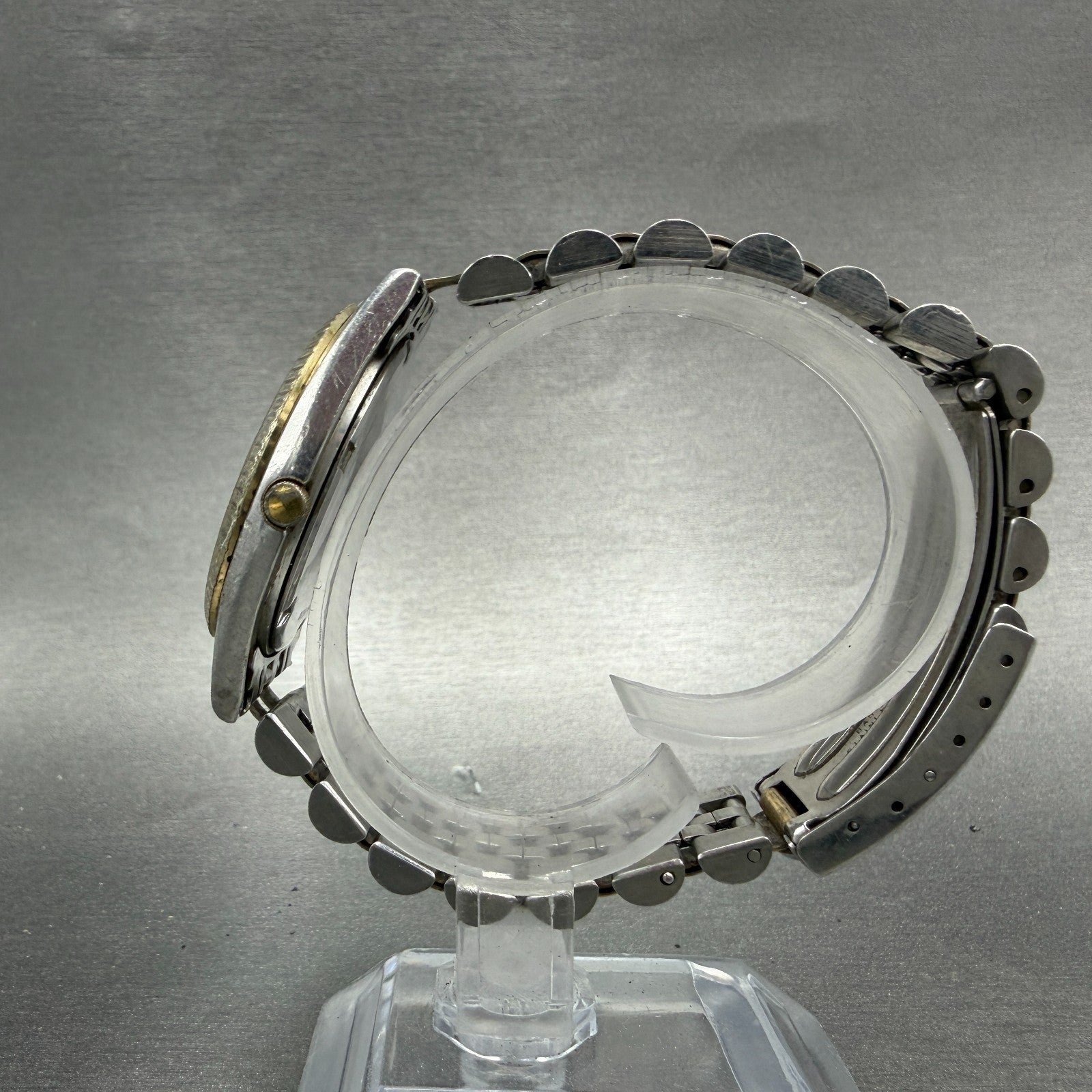 Seiko SQ President Watch Men 36mm Champagne Dial Two Tone Daydate 5Y23-8A60 PART7