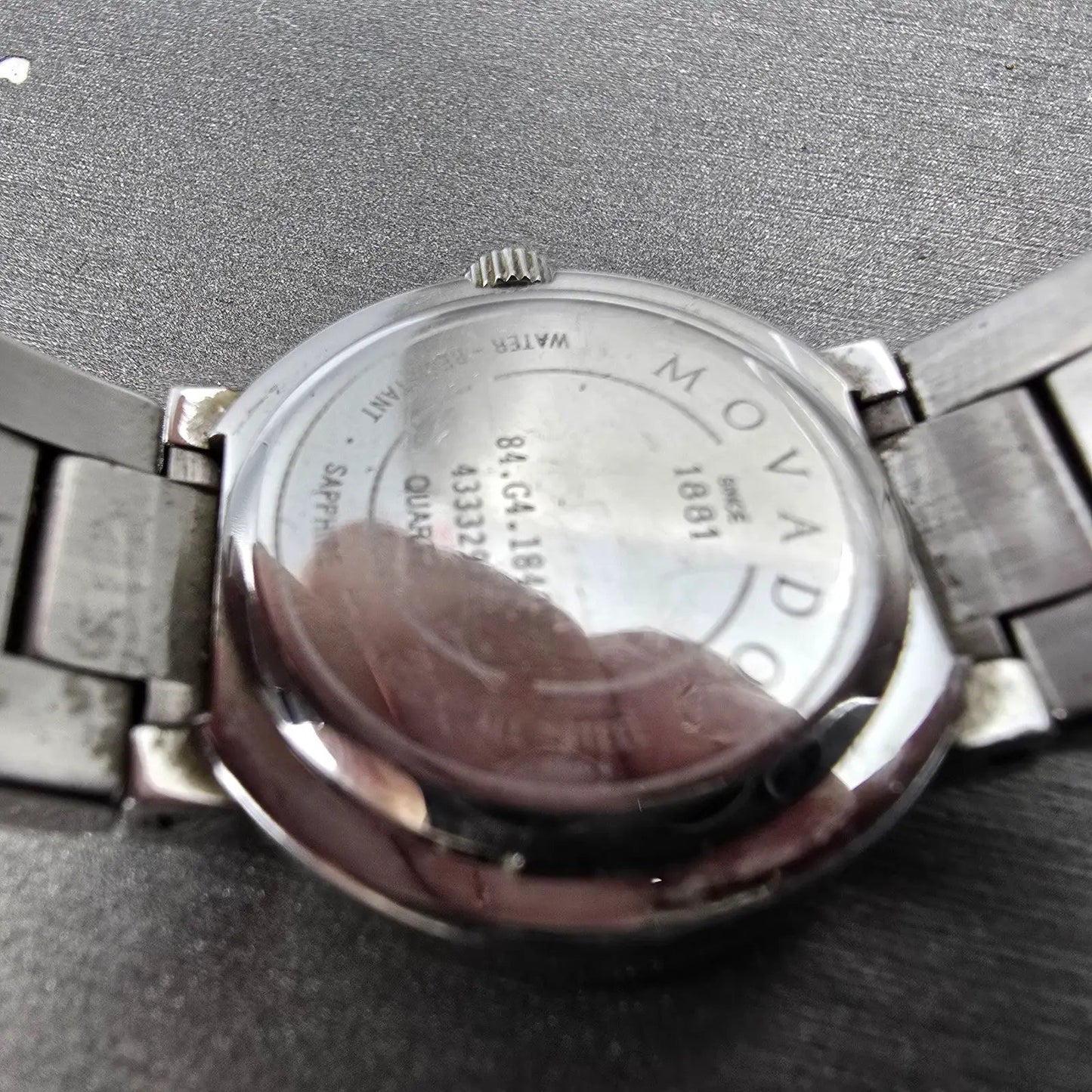 Movado Concerto Watch Women 26mm MOP Dial Silver Tone 84.G4.1842 New Battery9