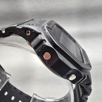 Casio G-Shock DW-5600BB Watch Men 43mm Black Alarm Chronograph New Battery3