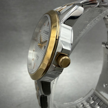 Citizen Watch Women 28mm White Dial Two Tone Daydate Round EQ060553A New Batt4