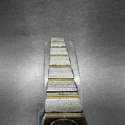 Seiko Watch Women 19mm Silver Dial Two Tone Oval Vintage 1400-8510 New Battey4