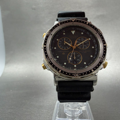 Citizen Promaster Chrono Watch Men 40mm Black Dial Steel 3560-351801 PARTS6