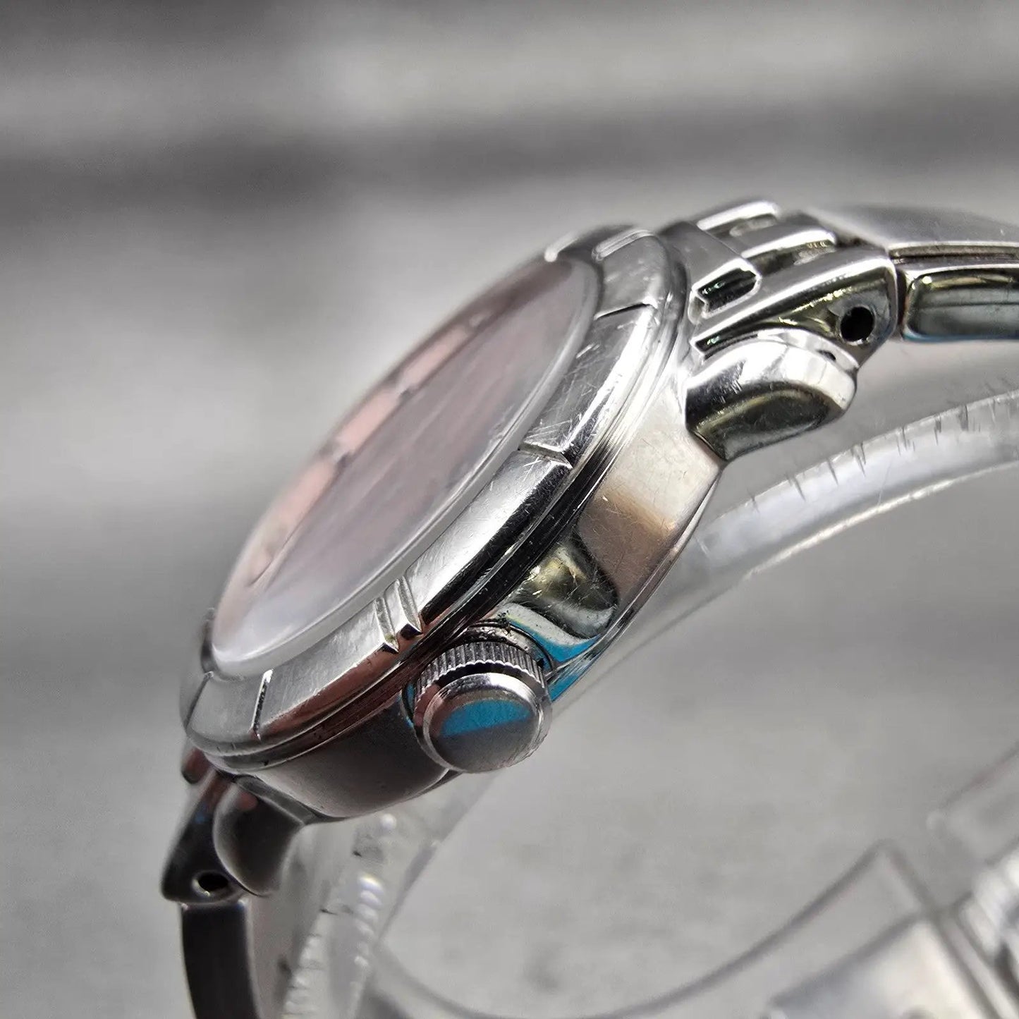 Seiko Alba Watch Women 24mm MOP Dial Silver Tone Round 1N01-0EN0 New Battery2