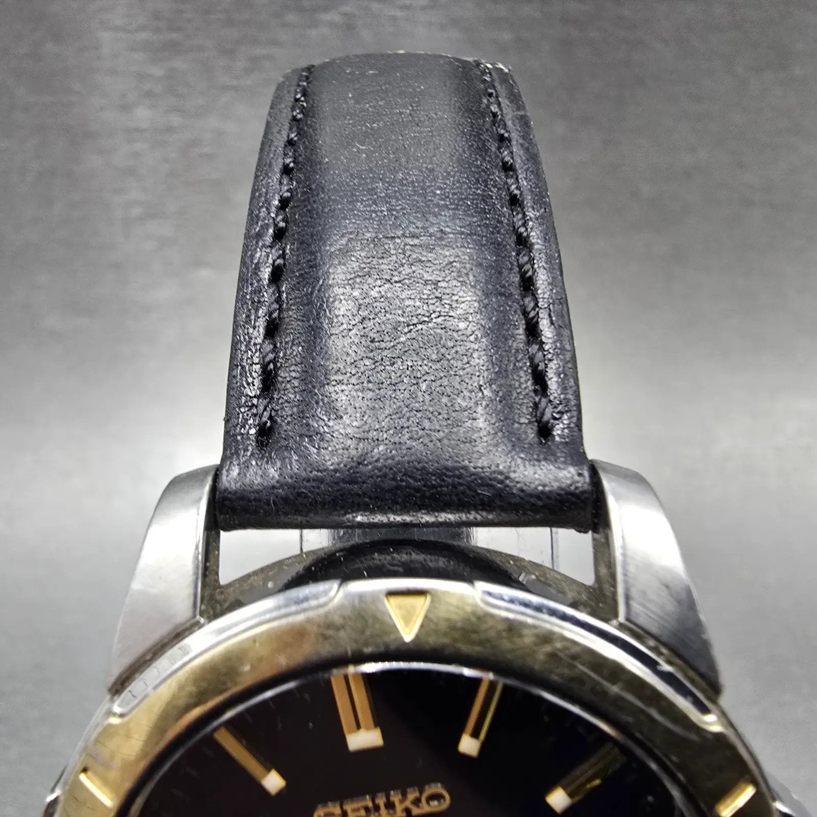 Seiko Watch Men 38mm Blue Dial Two Tone Daydate Round 7N43-0AZ0 New Battery L4