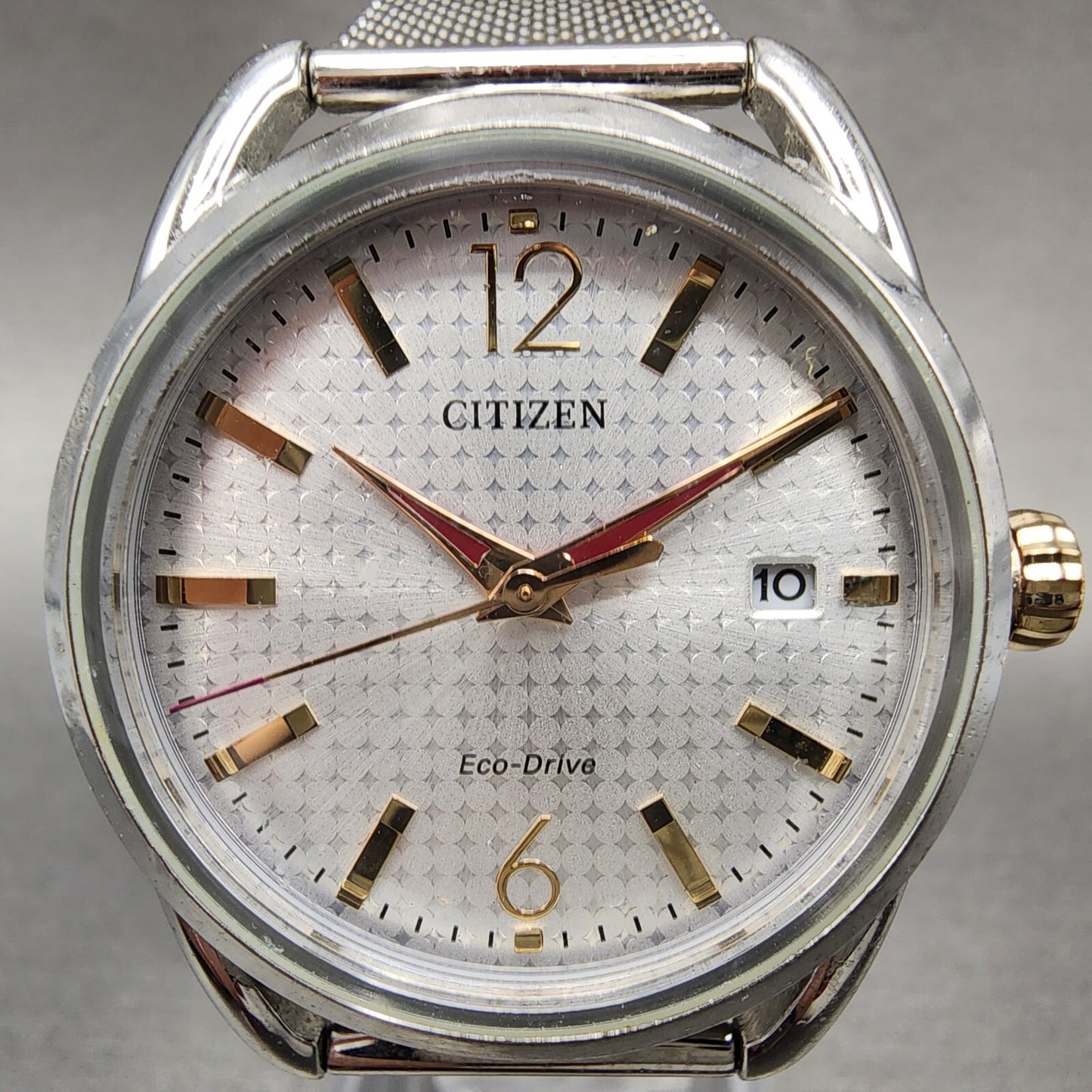 Citizen LTR EcoDrive Watch Women 36mm White Dial Stainless Steel Date Round Run1