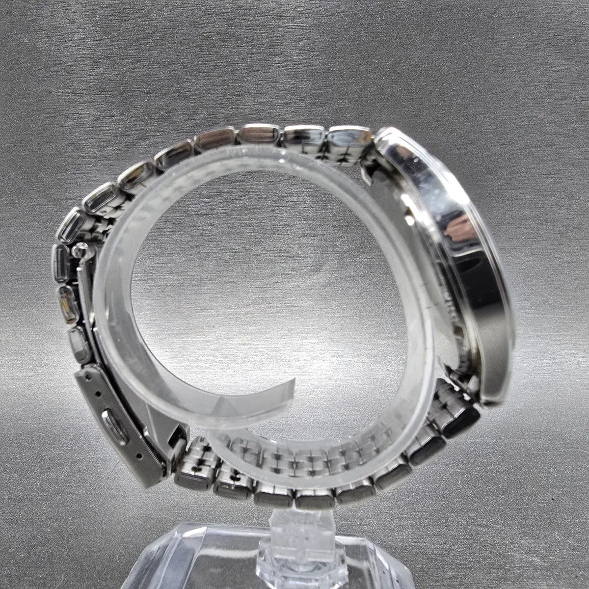 Alba Watch Men 36mm Silver Dial Steel Date Round VX32-K007 JDM PARTS Seiko9