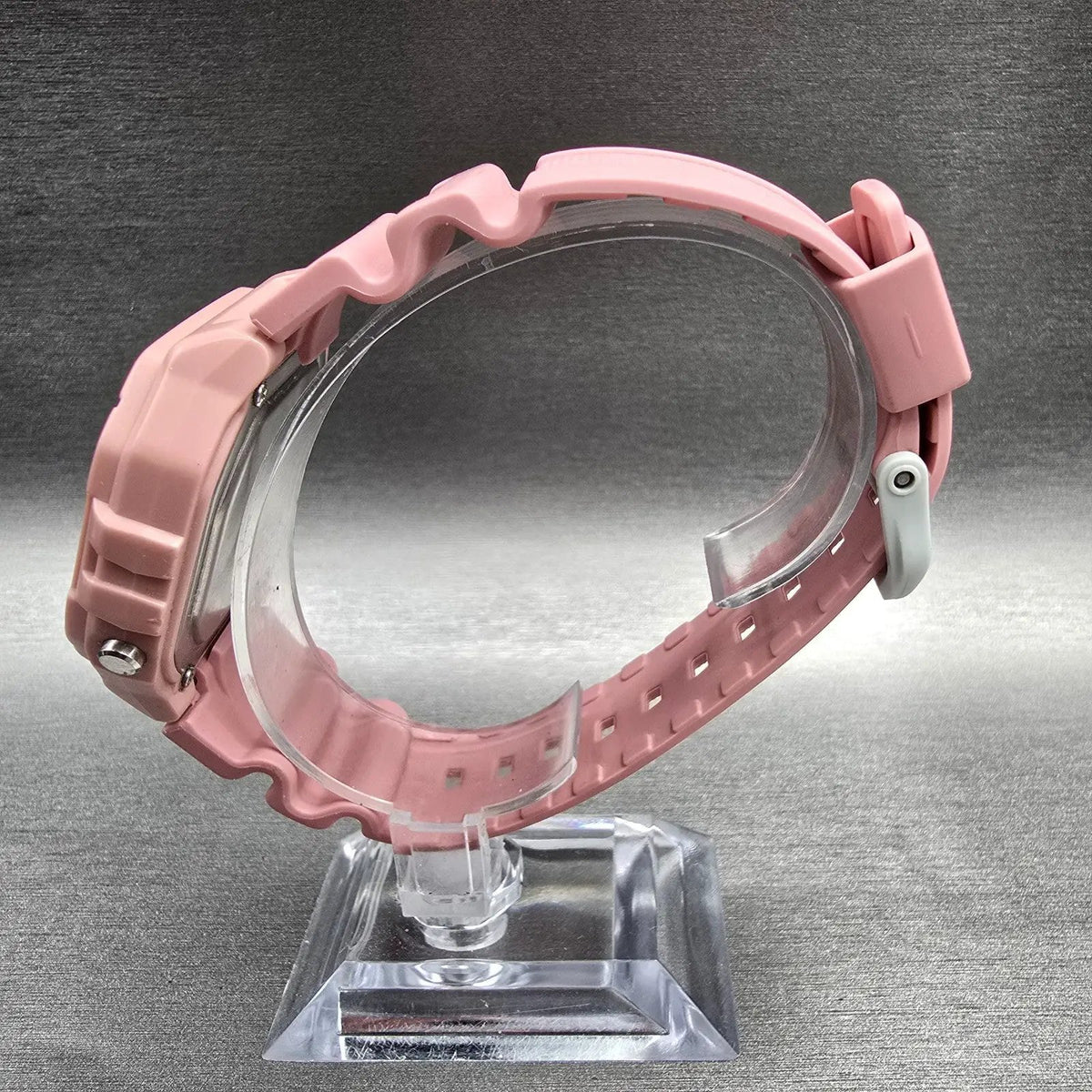 Casio Illuminator W-218H Digital Watch Men 43mm White Pink Chrono Alarm New Batt6